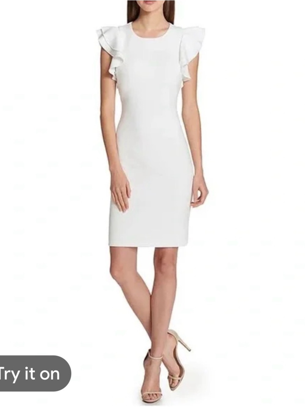 White summer dress perfect for bridal